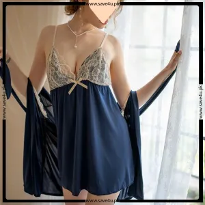 3 Pcs Satin Silk Elegant Nighty