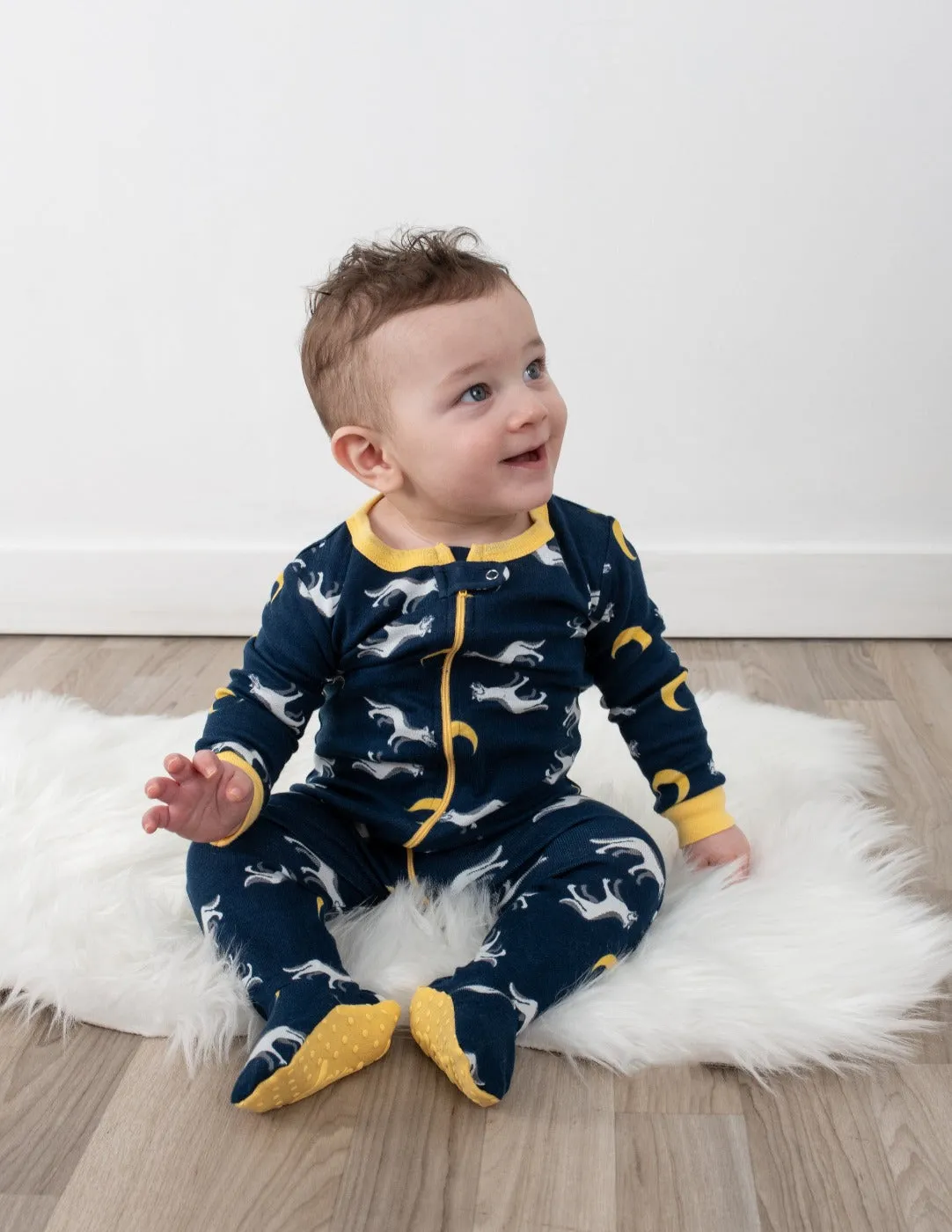 Baby Footed Wild Animals Pajamas