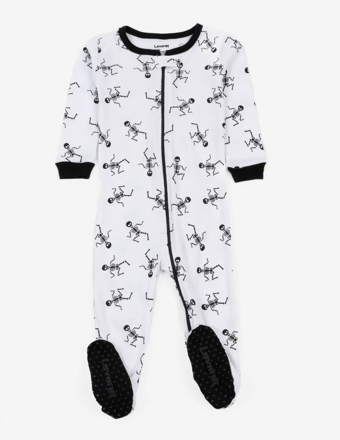 Black & White Skeleton Matching Family Pajama Set