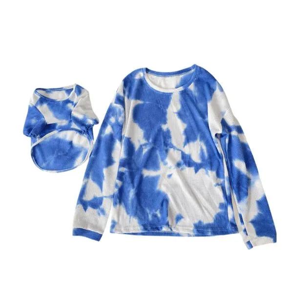 Bluebery Kisses Matching Tie Dye Set