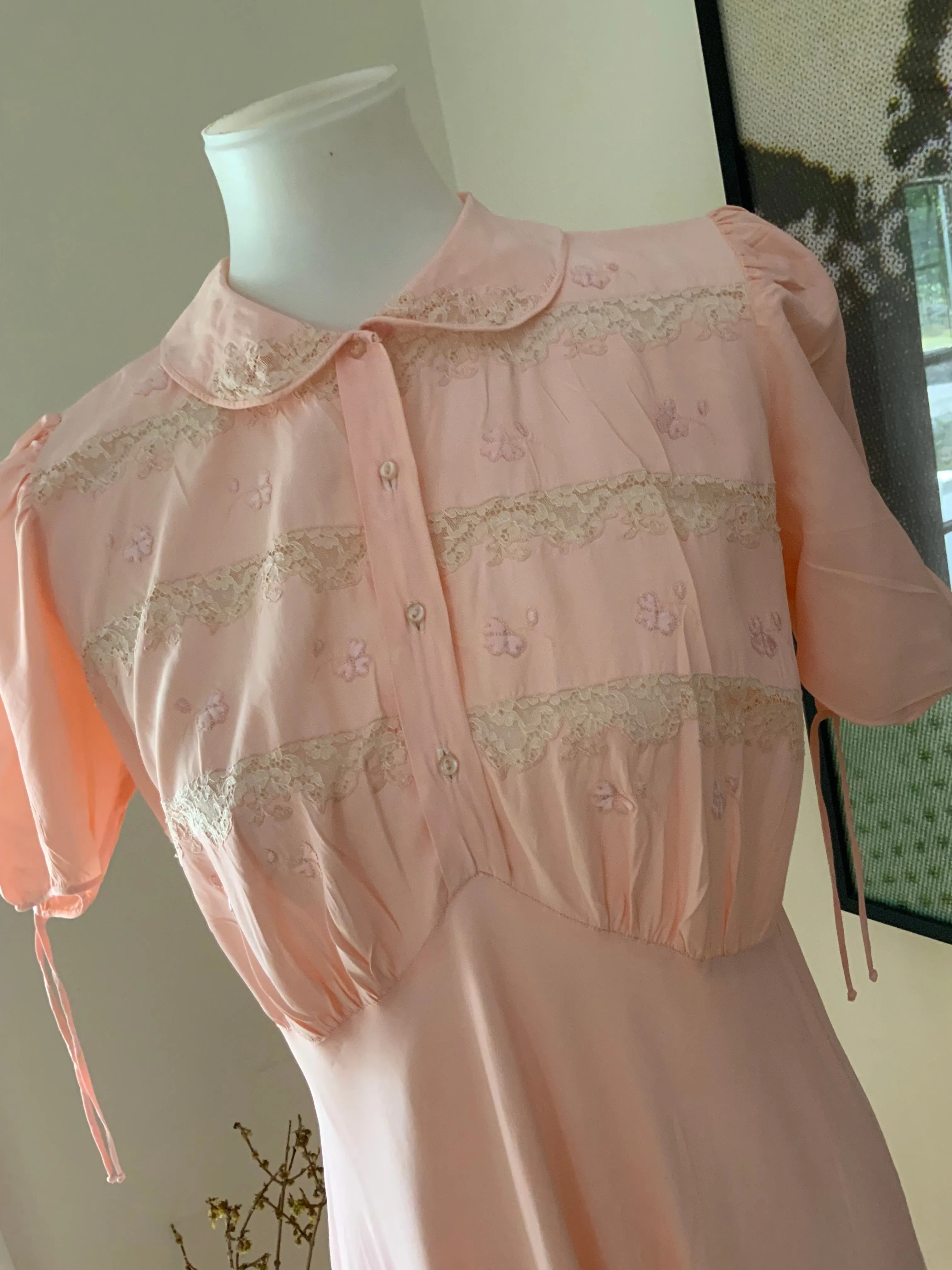 Bridal Nightgown Pink - 50s