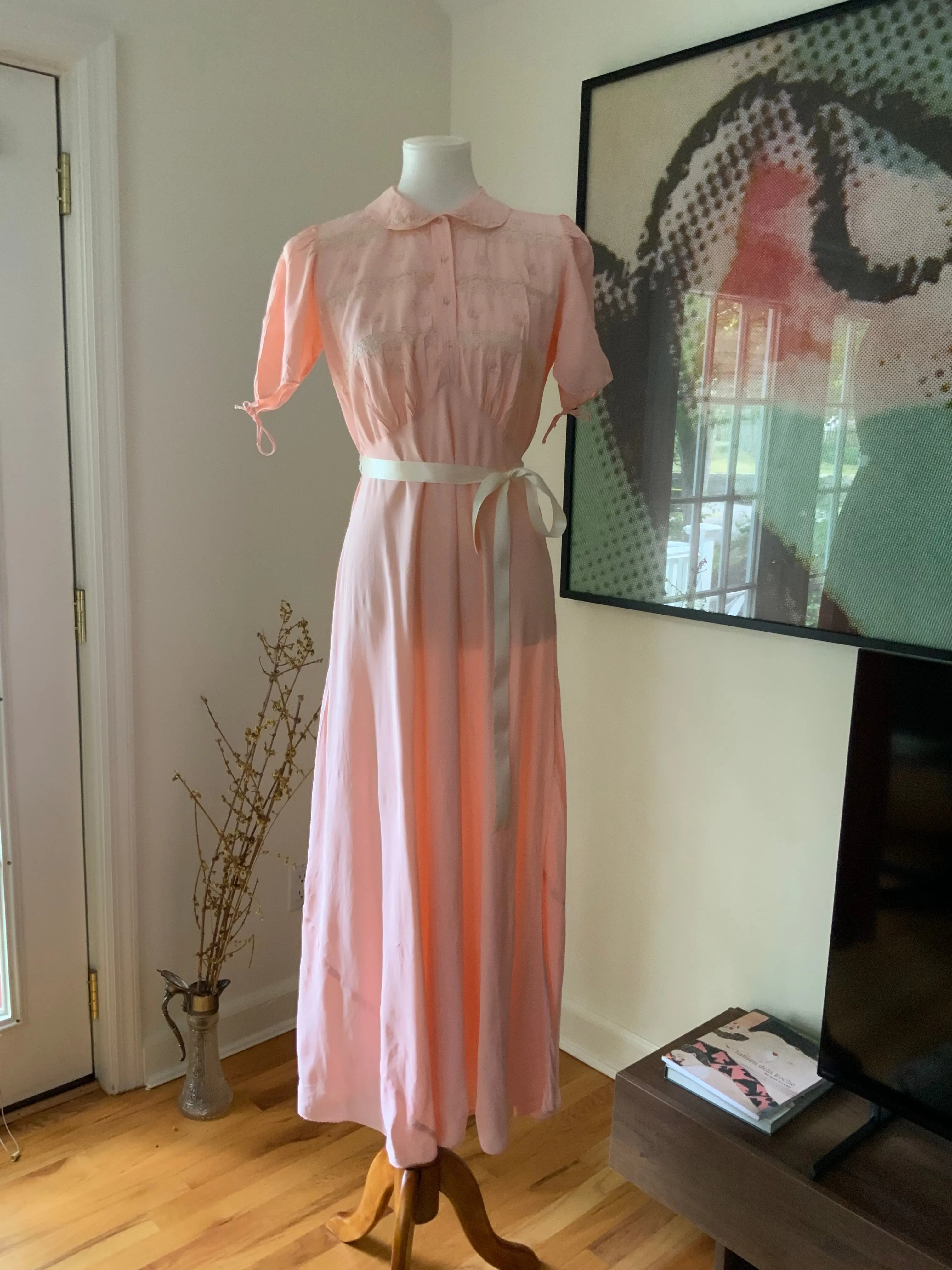 Bridal Nightgown Pink - 50s