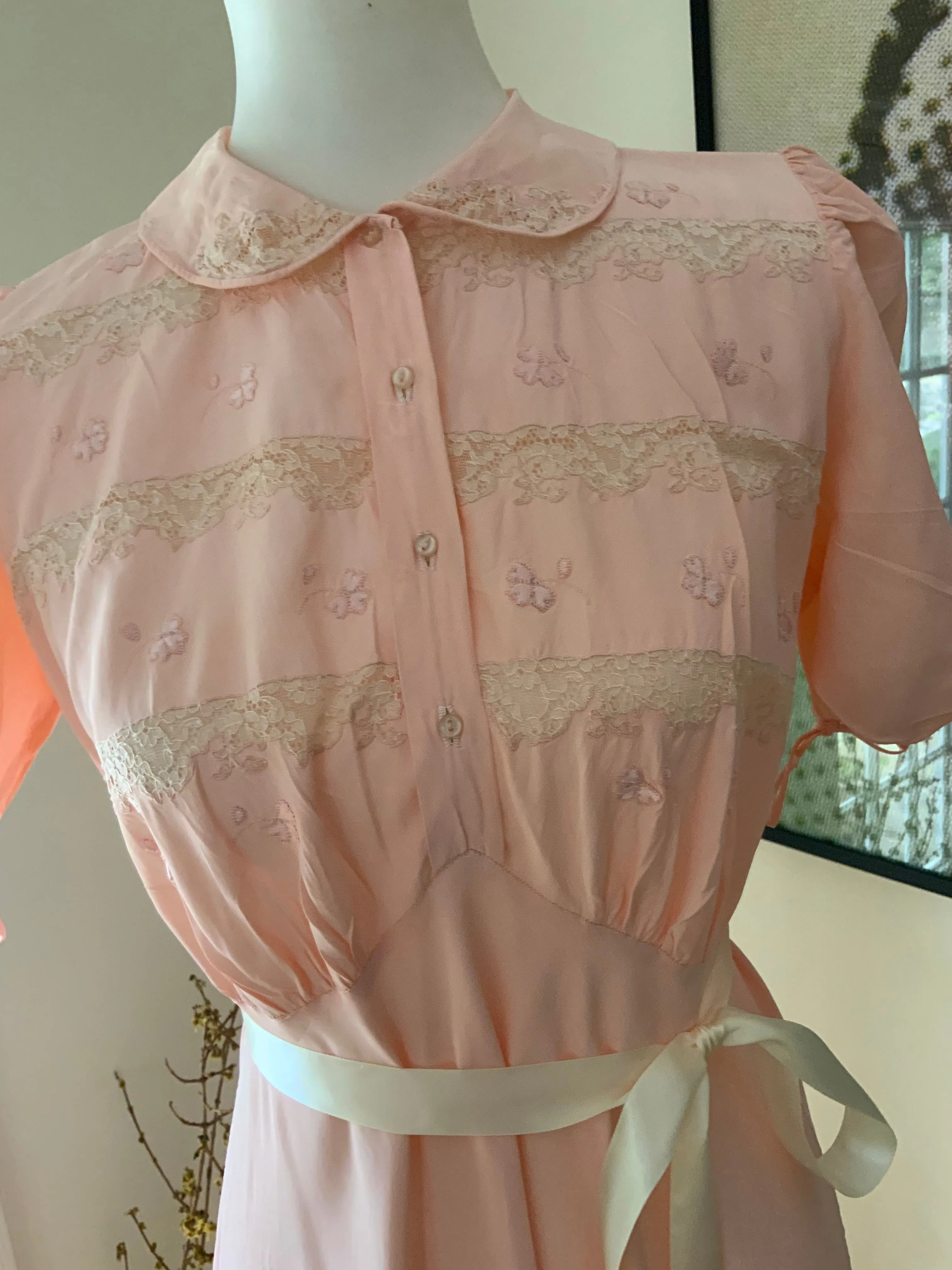 Bridal Nightgown Pink - 50s