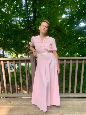 Bridal Nightgown Pink - 50s