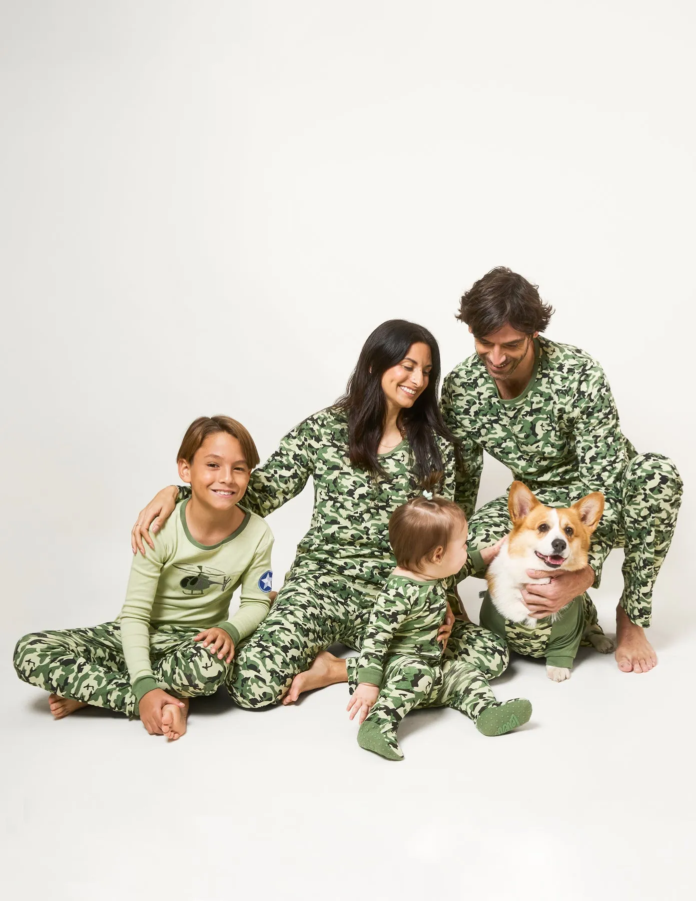 Camouflage Matching Family Pajama Set