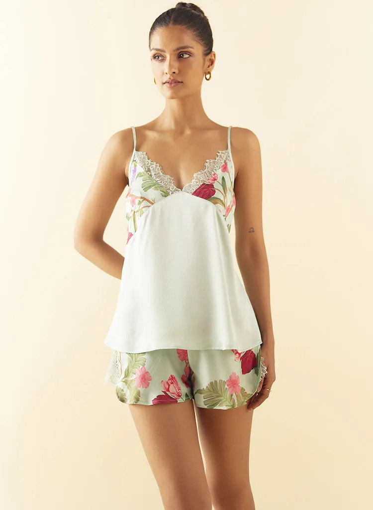 Celeste Floral Silk Set