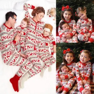 Christmas Parent-Child Pajamas Two-Piece Family pajamas set, lioness-love