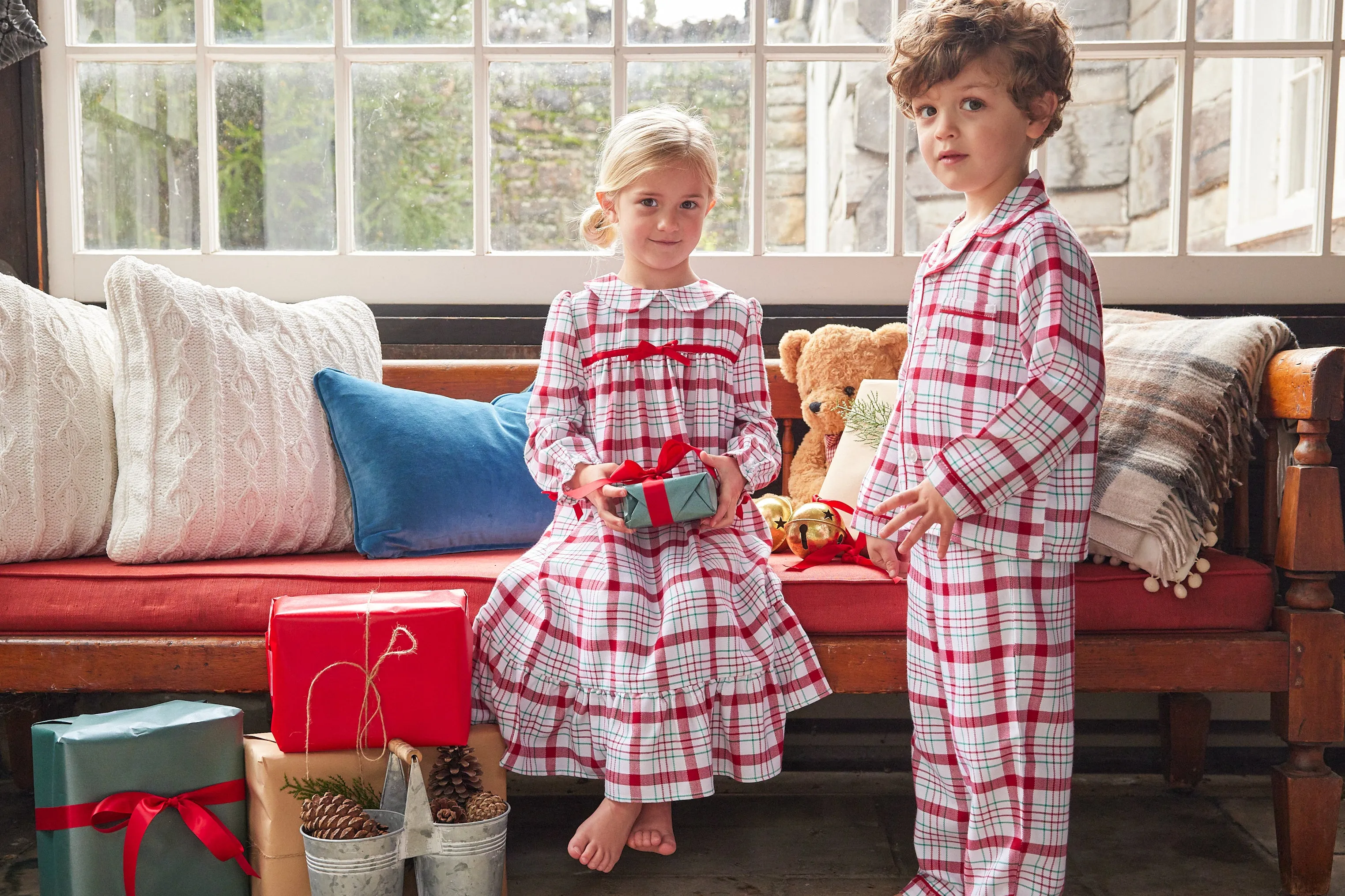 Classic Pajama Set - Holiday Plaid