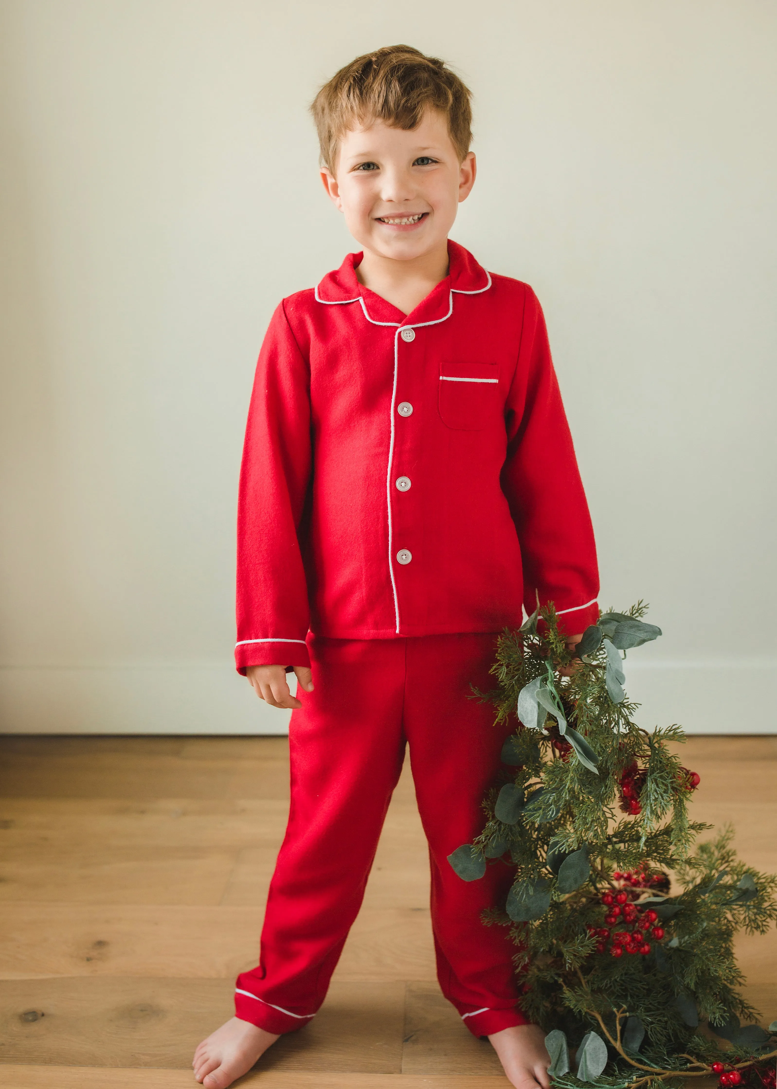 Classic Pajama Set - Red