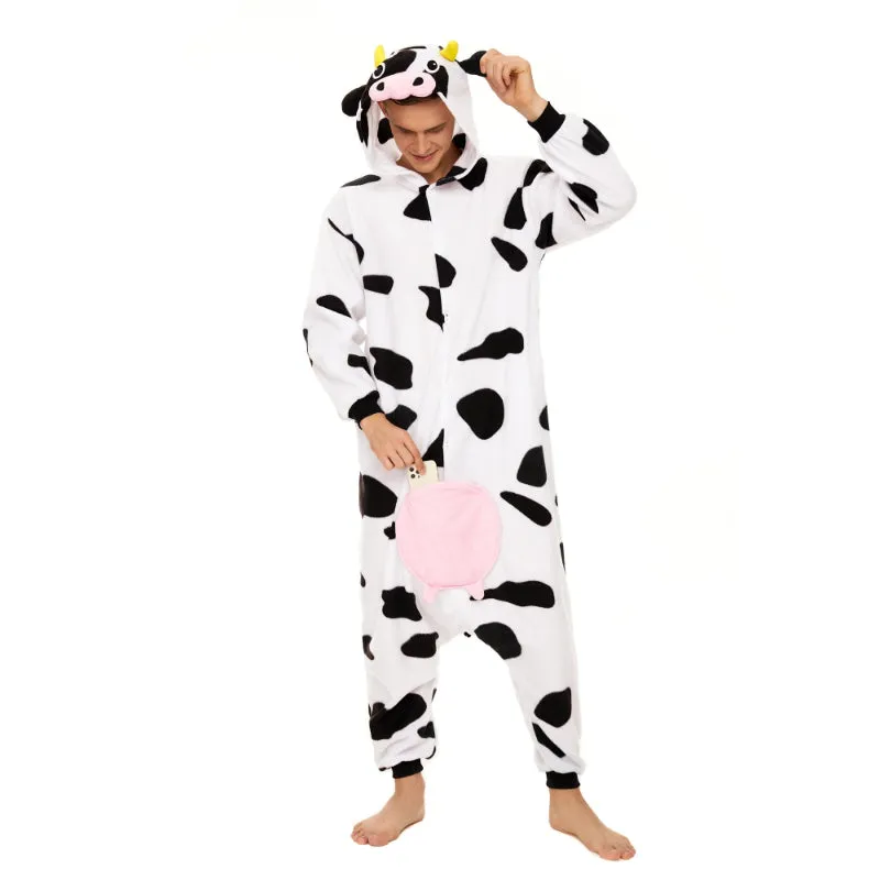 Cow Themed Family Matching Onesie Sleepwear