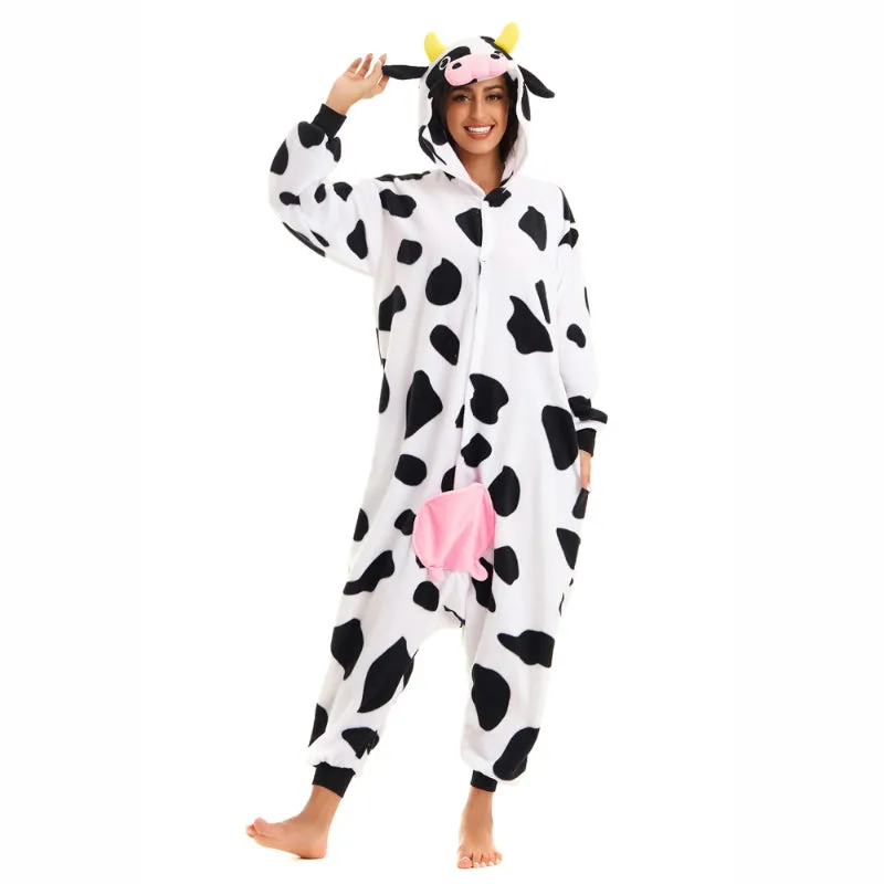 Cow Themed Family Matching Onesie Sleepwear