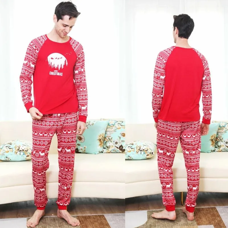 Deer Matching Pajama Set For Christmas