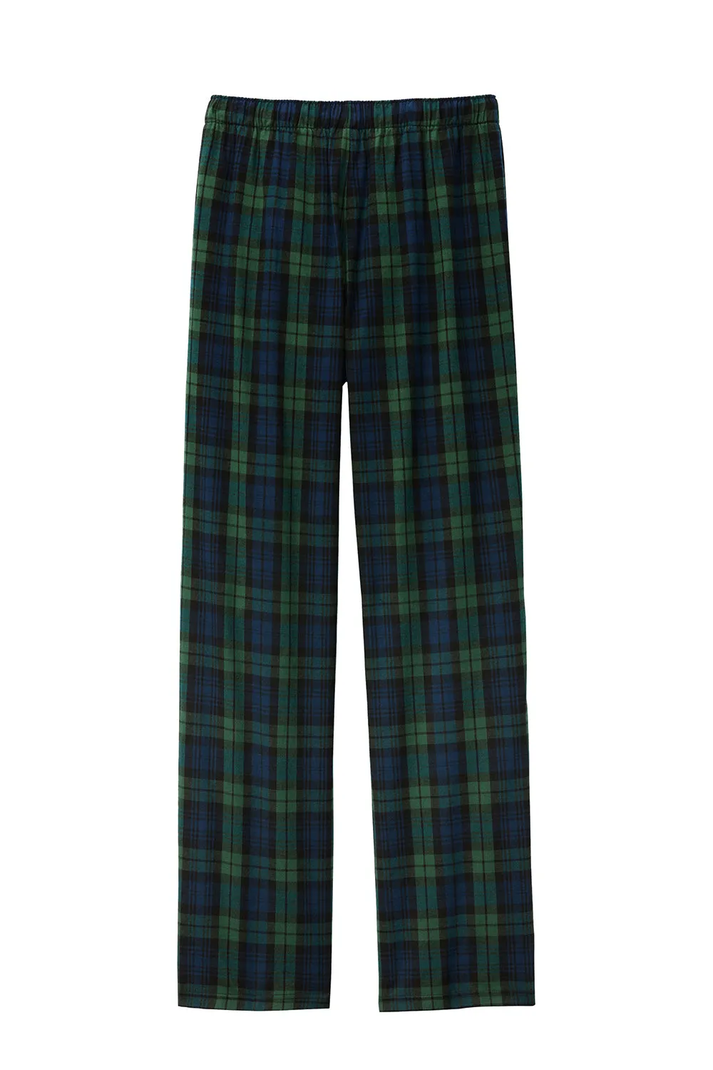 District Mens Flannel Plaid Lounge Pants - Forest Green/Team Navy Blue Watch Plaid