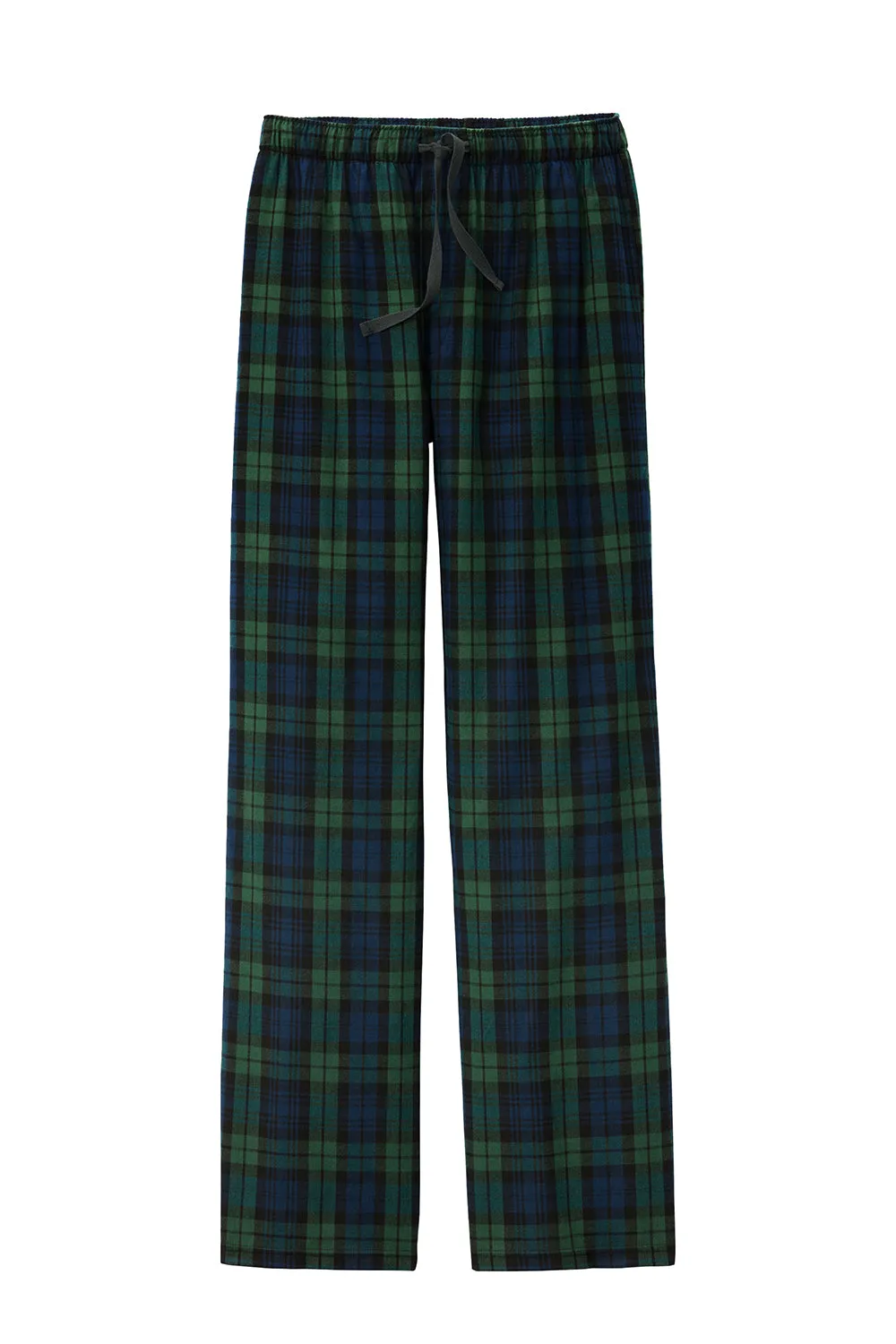 District Mens Flannel Plaid Lounge Pants - Forest Green/Team Navy Blue Watch Plaid