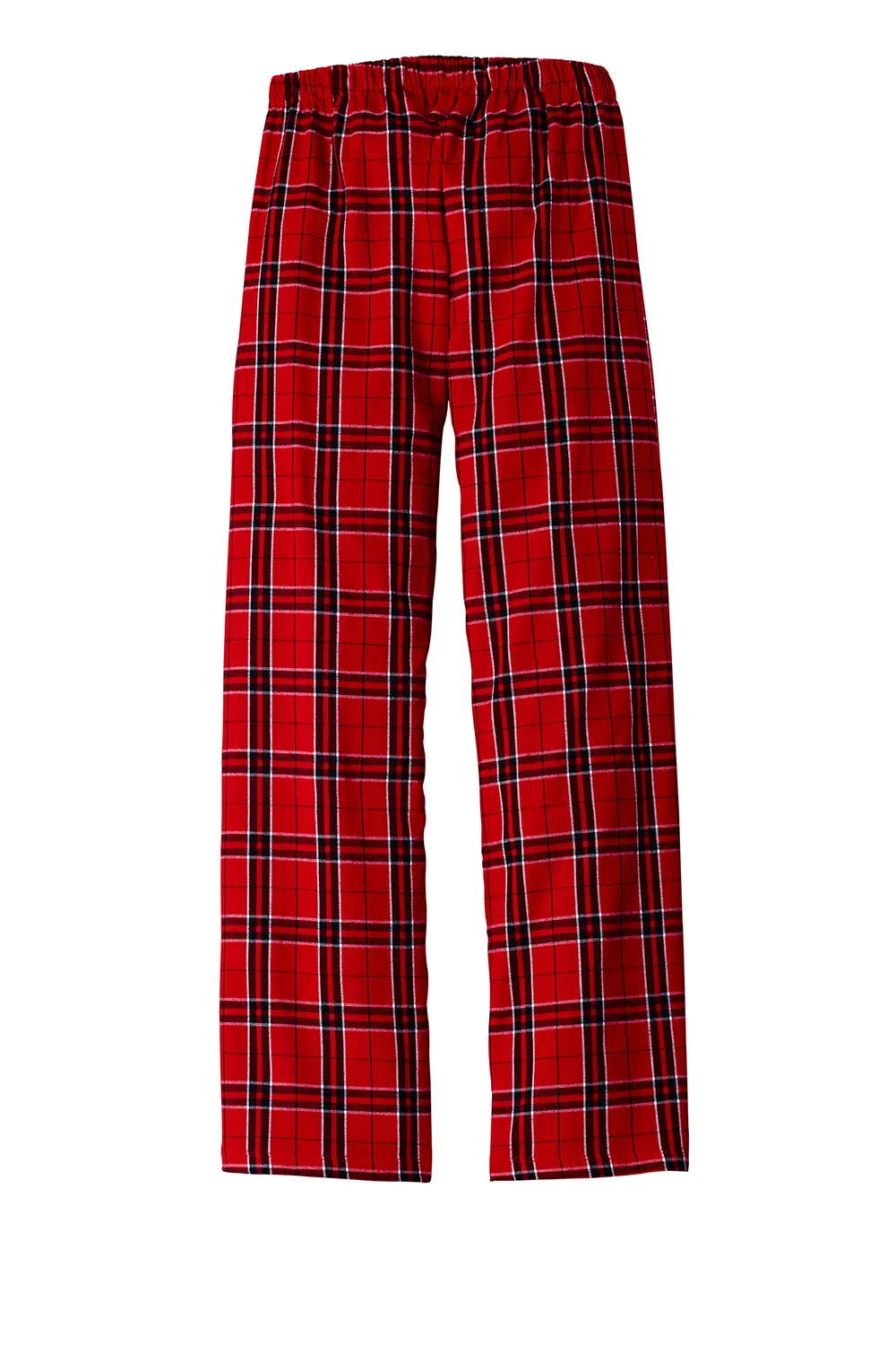 District Womens Flannel Plaid Lounge Pants - New Red