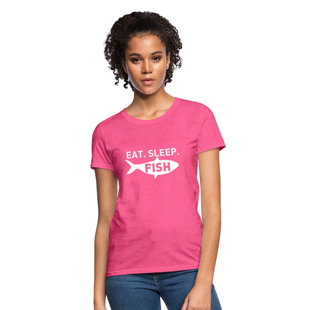 Eat Sleep Fish Women's T-Shirt