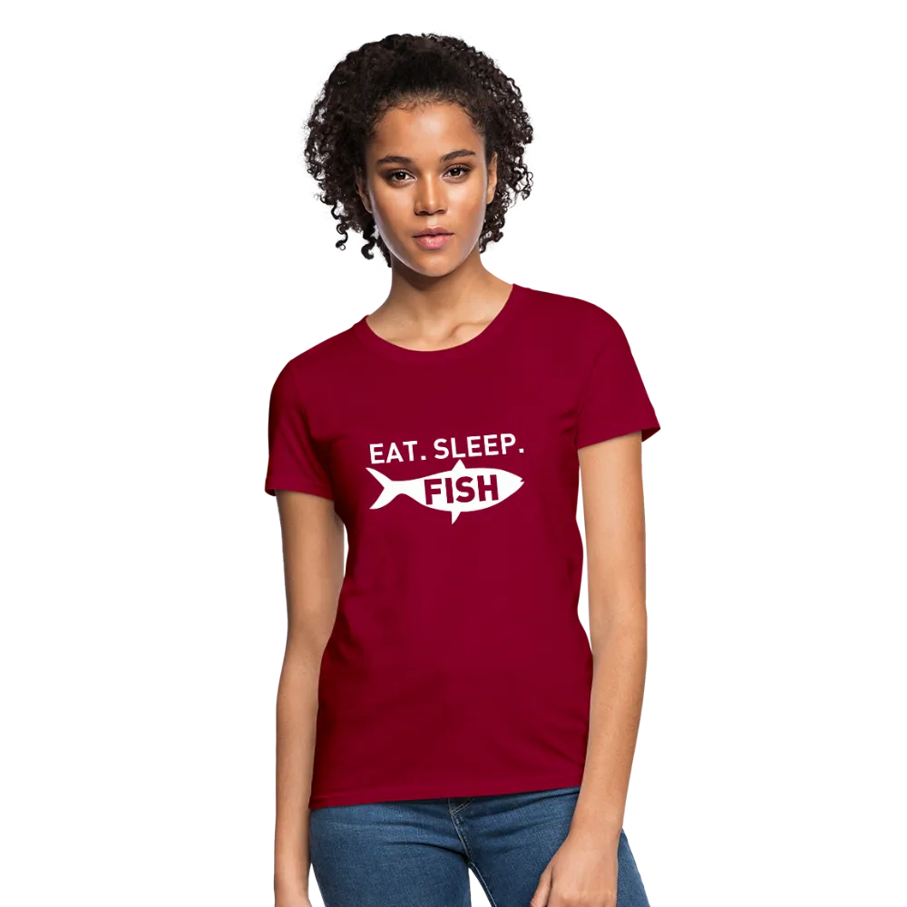 Eat Sleep Fish Women's T-Shirt