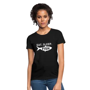 Eat Sleep Fish Women's T-Shirt