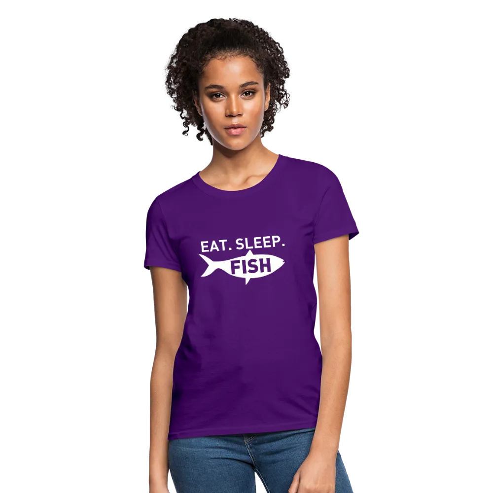 Eat Sleep Fish Women's T-Shirt