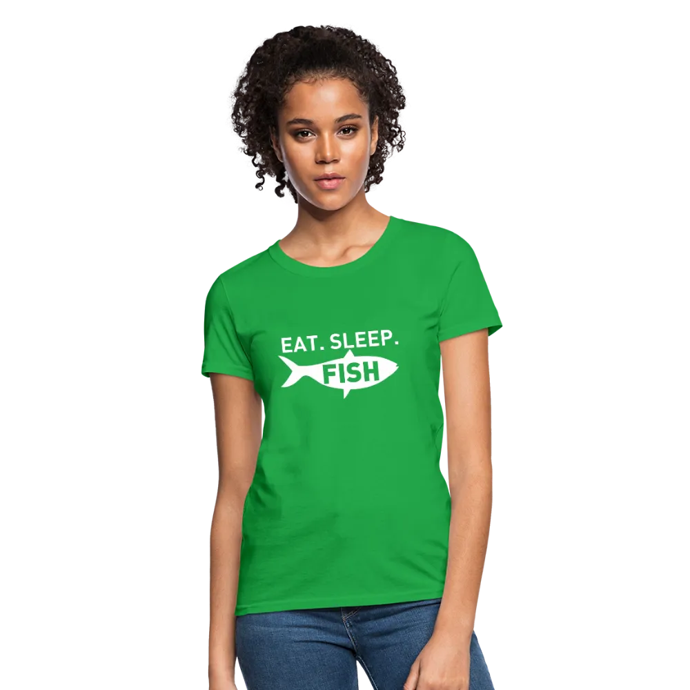 Eat Sleep Fish Women's T-Shirt