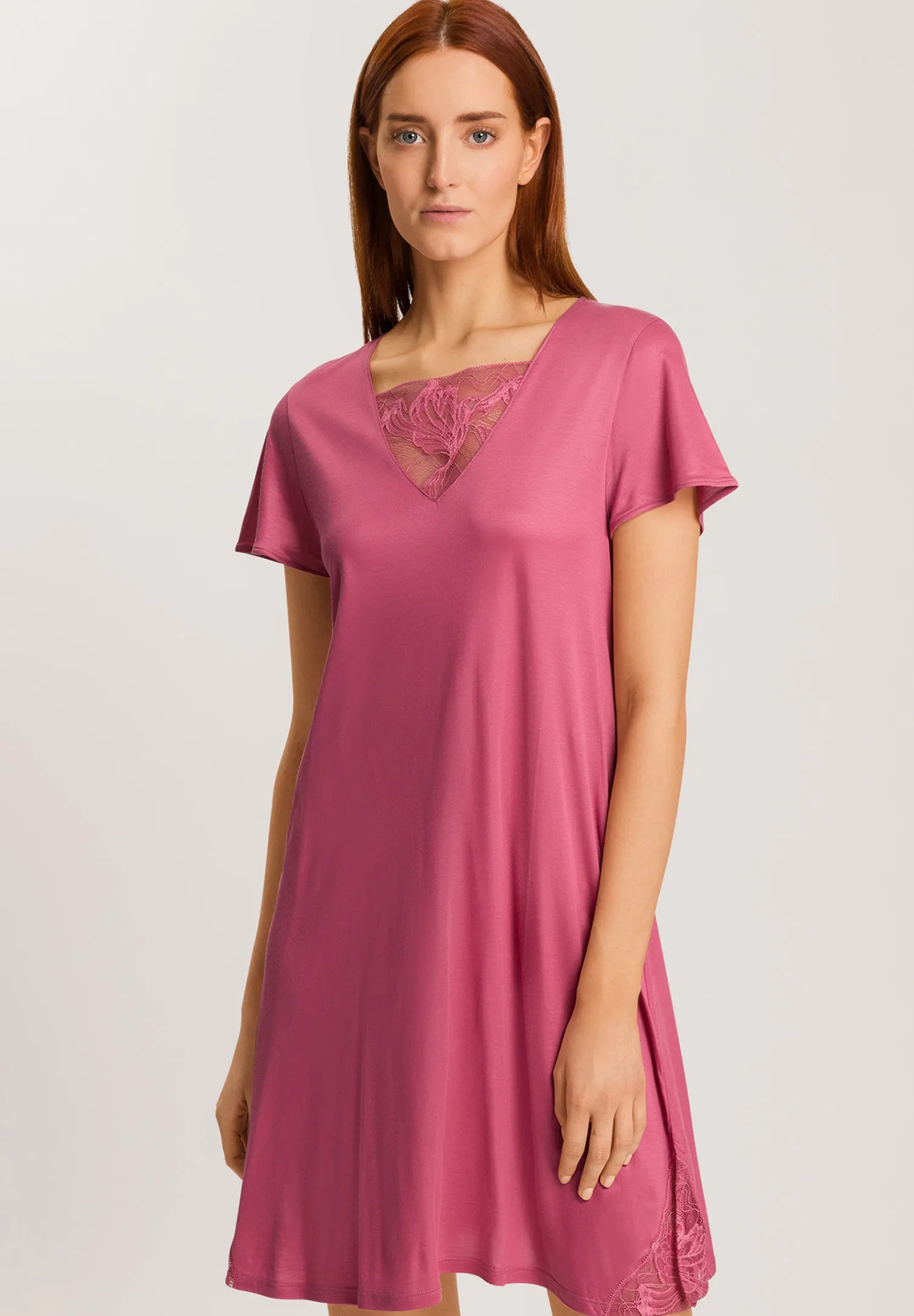 Eva Nw-S/Slv Nightdress 95Cm