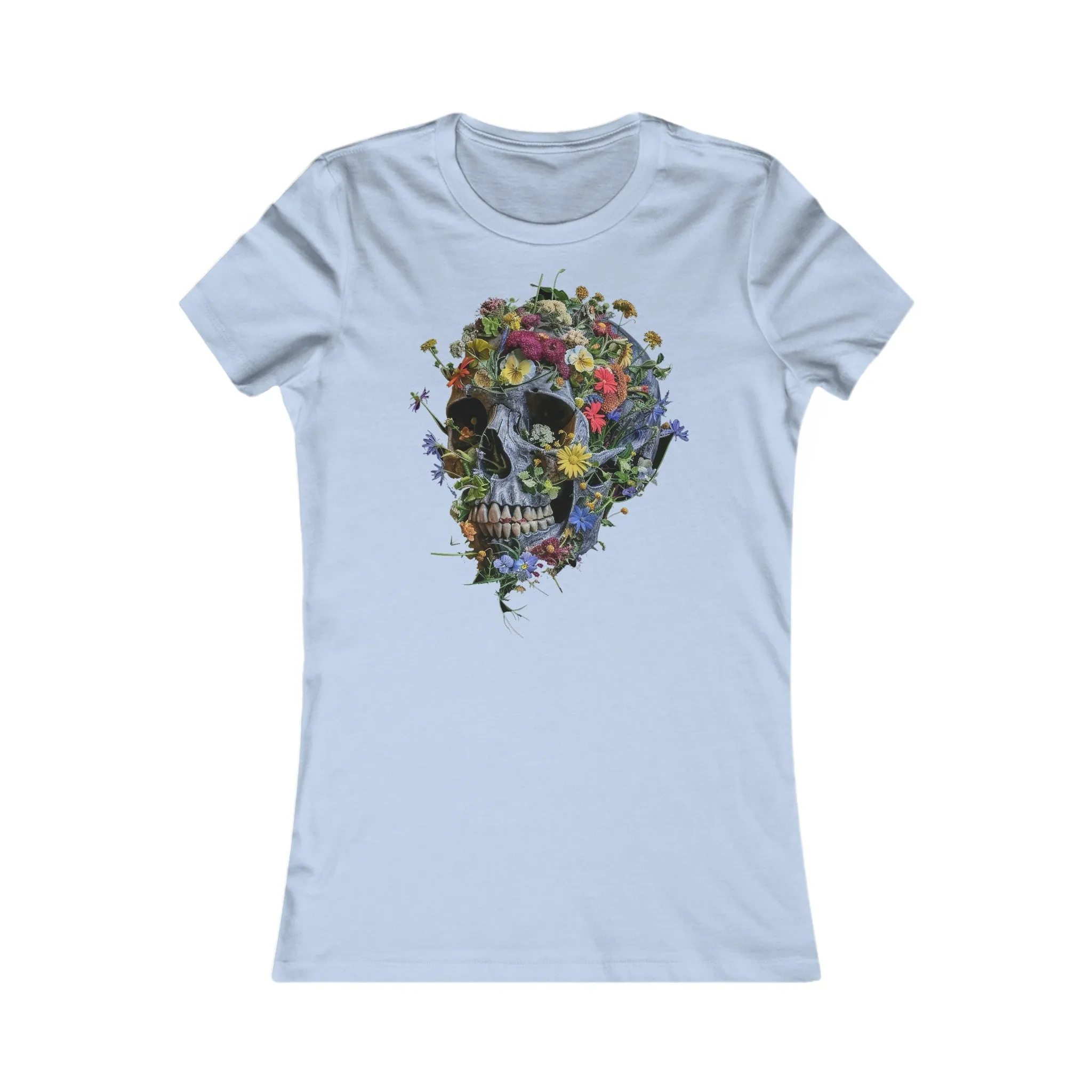 Flower Skull Women's Favourite Tee - UK