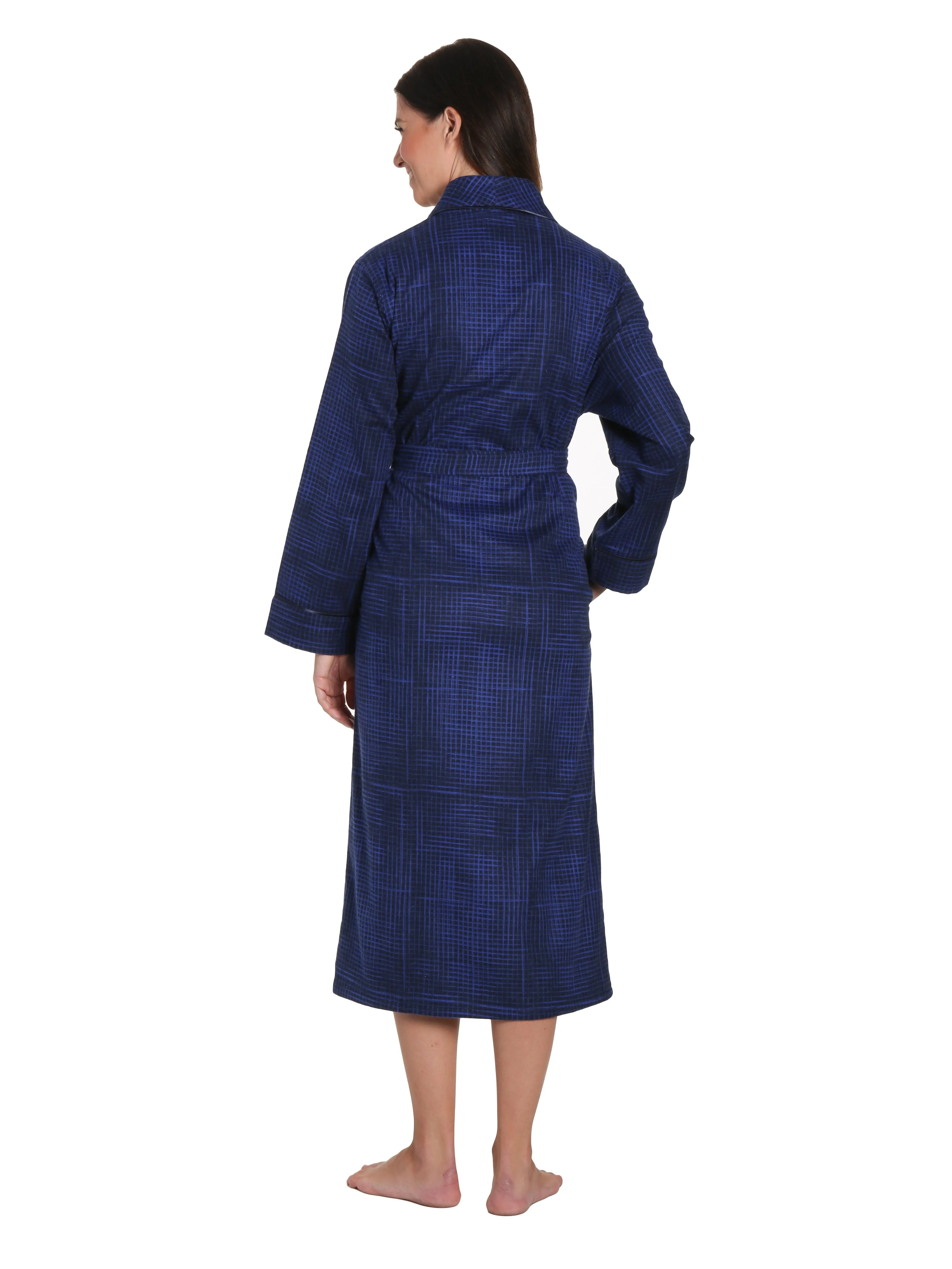 Gift Packaged Women's 100% Premium Cotton Flannel Robe