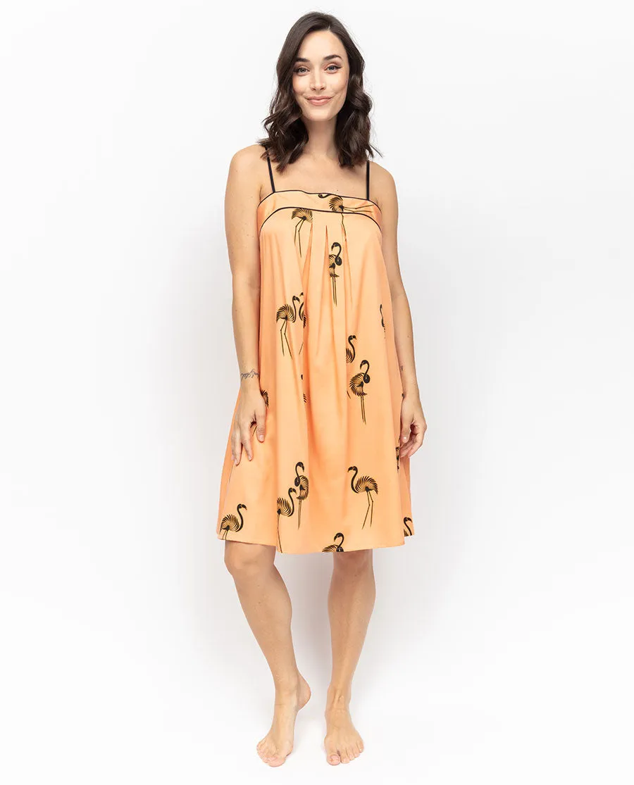 Hackeny Flamingo Print Short Nightdress