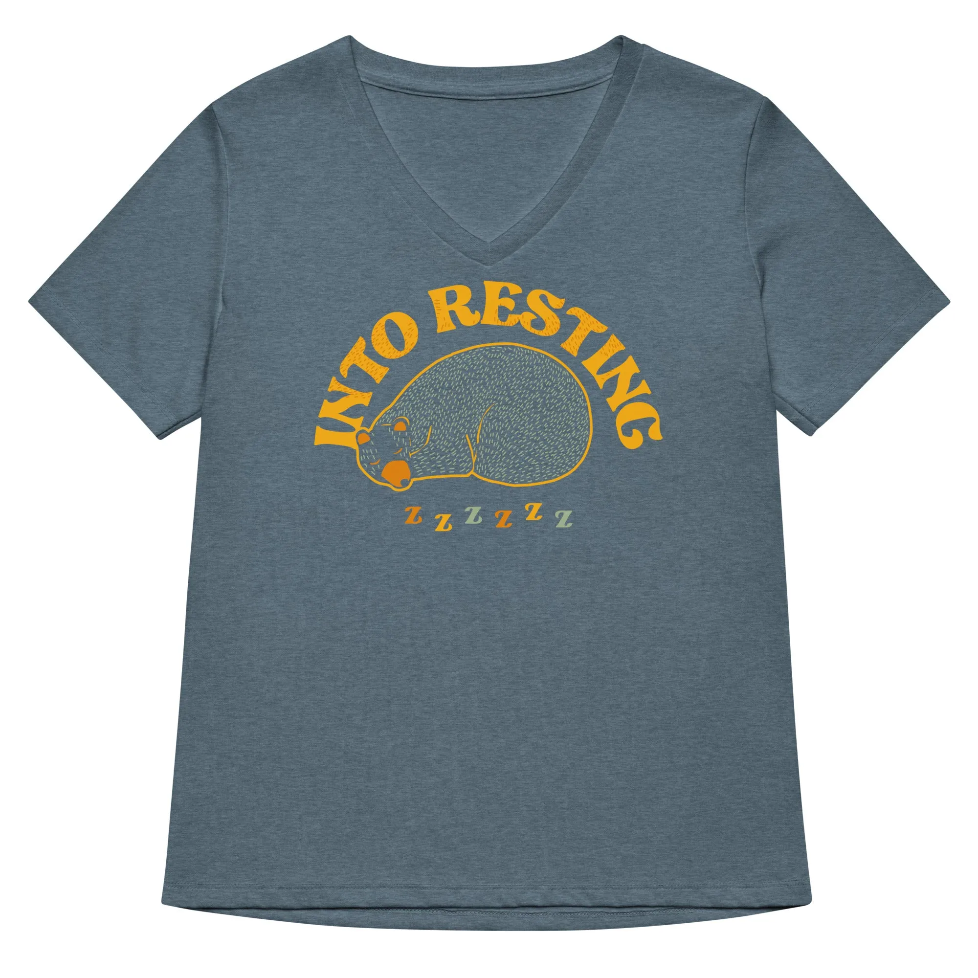 Into Resting Women's V-Neck Tee