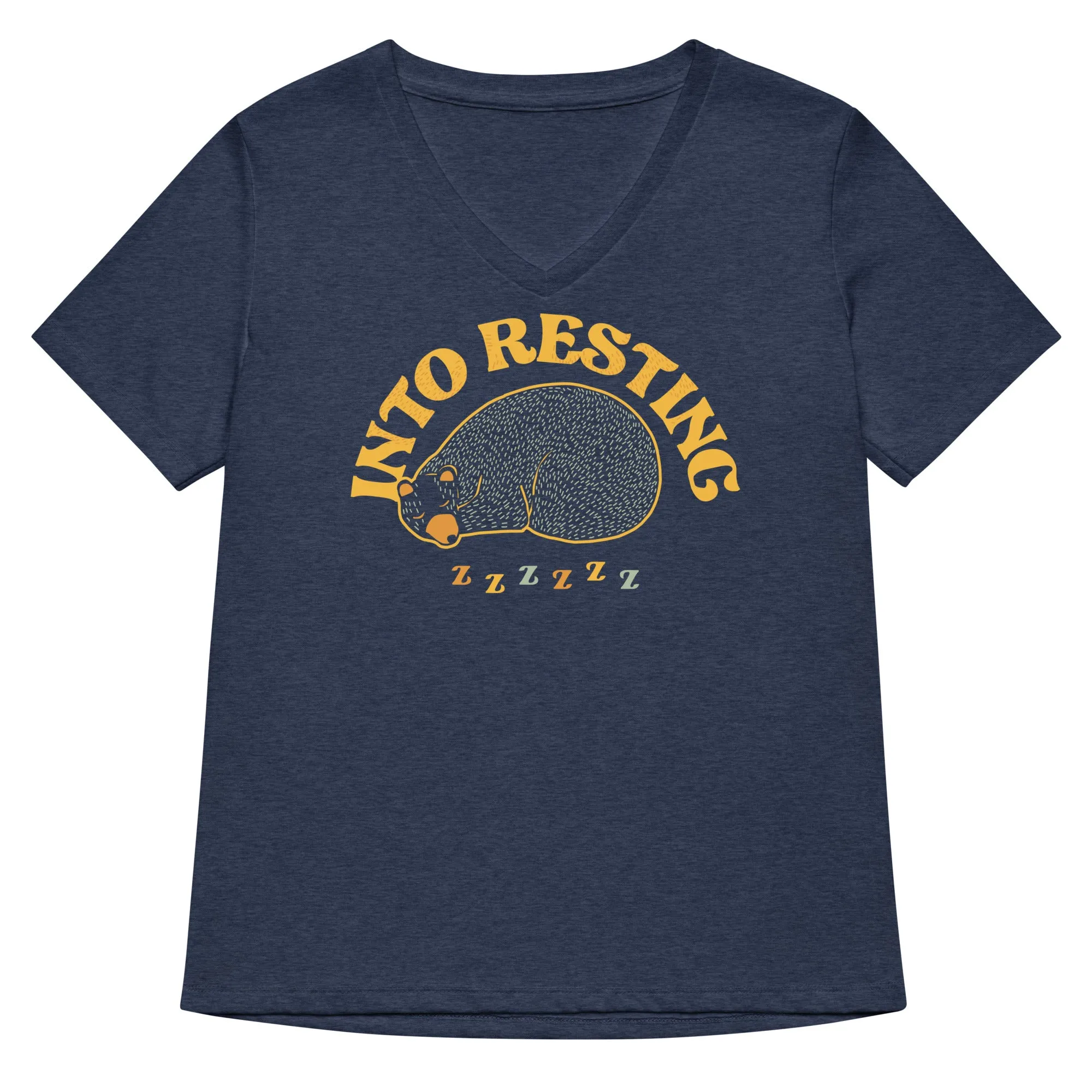 Into Resting Women's V-Neck Tee