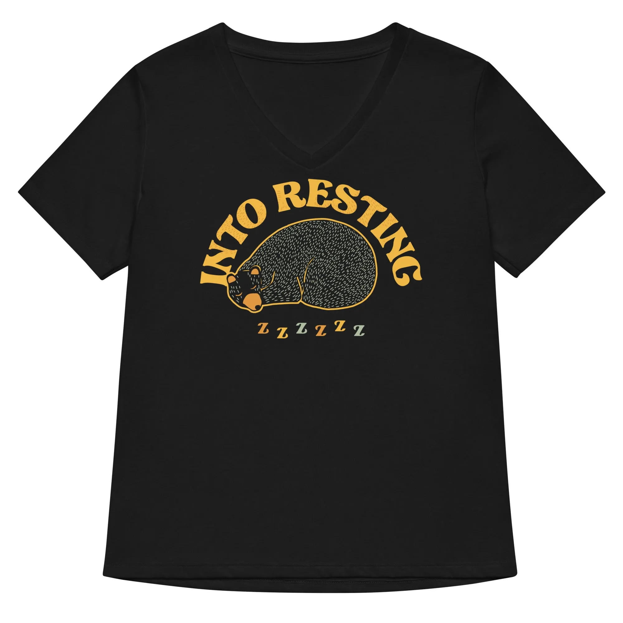 Into Resting Women's V-Neck Tee