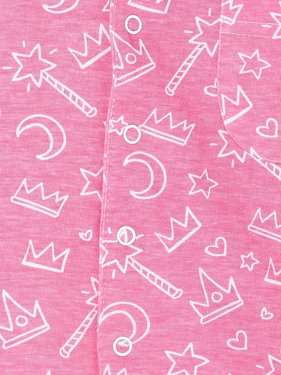 Kids Pajama Set Combo of 2-Pink-A-Boo & Fairy Princess