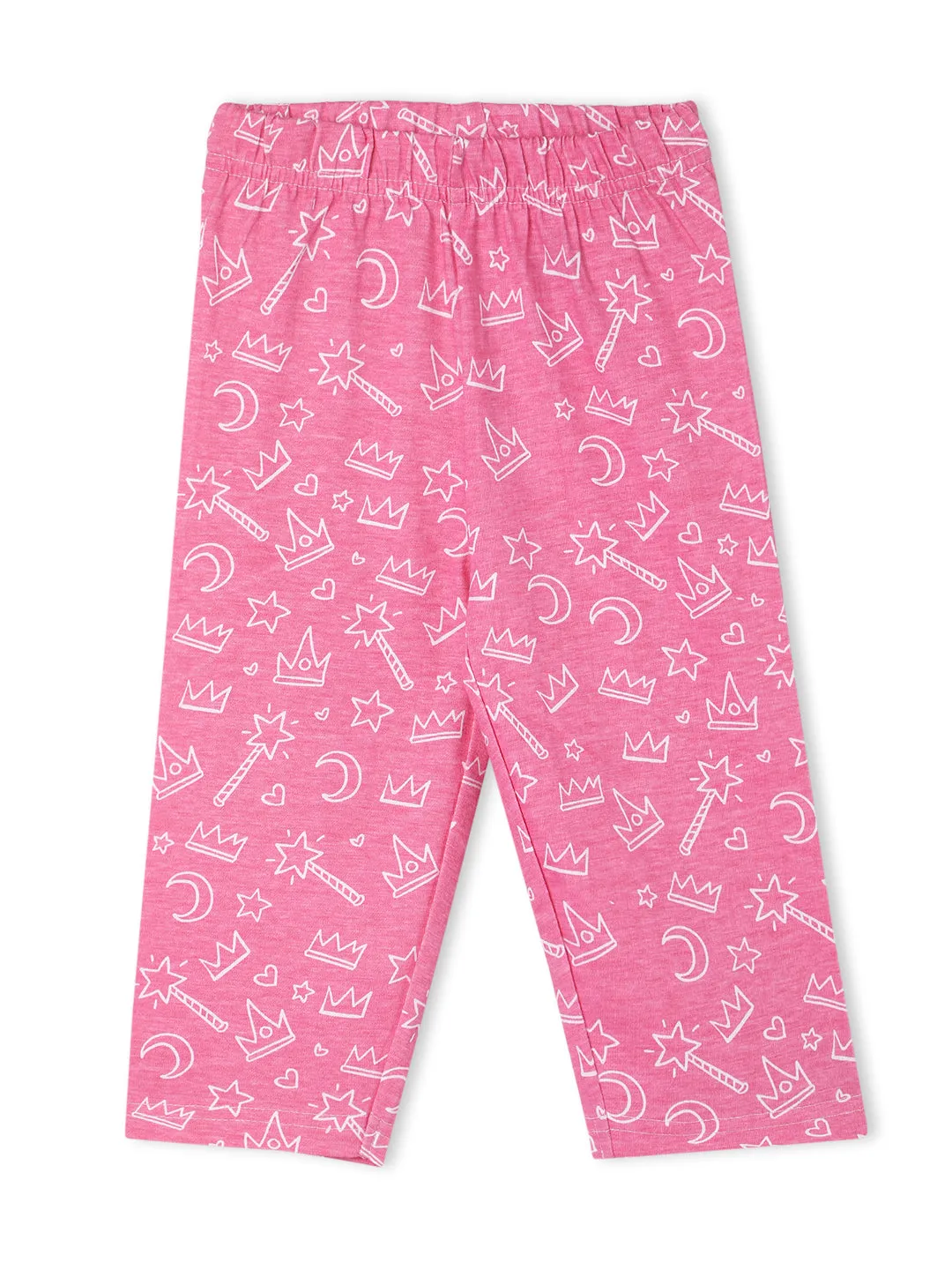 Kids Pajama Set Combo of 2-Pink-A-Boo & Fairy Princess