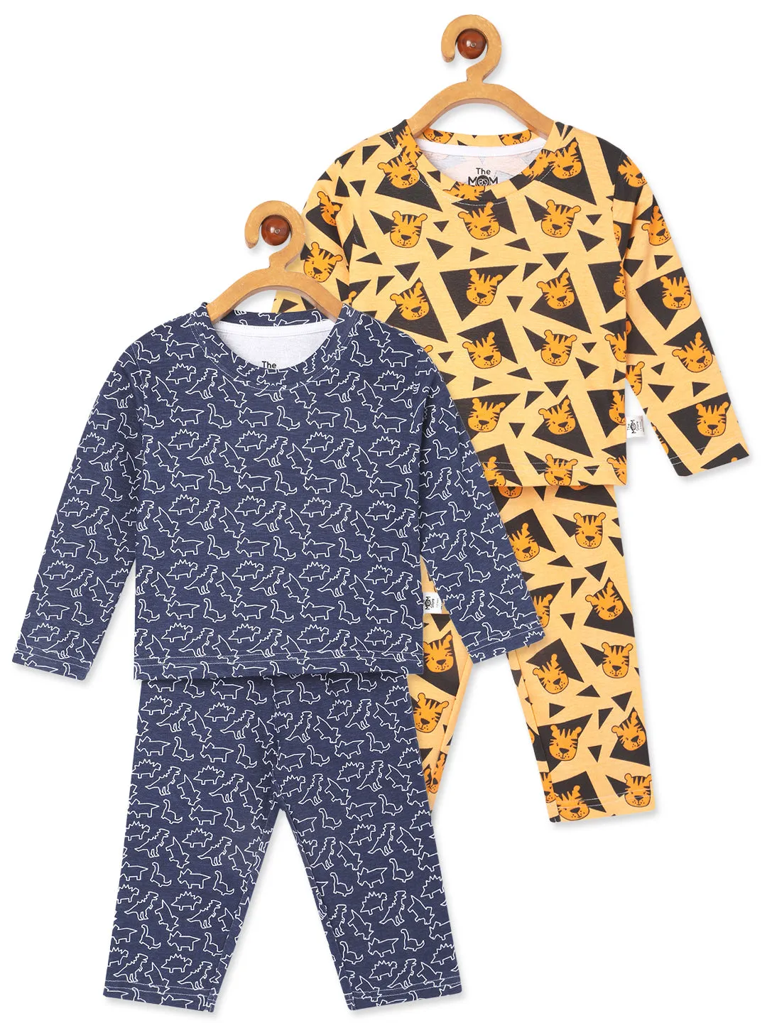 Kids Pajama Set Combo of 2-Tiger Tales & Dinos Rule