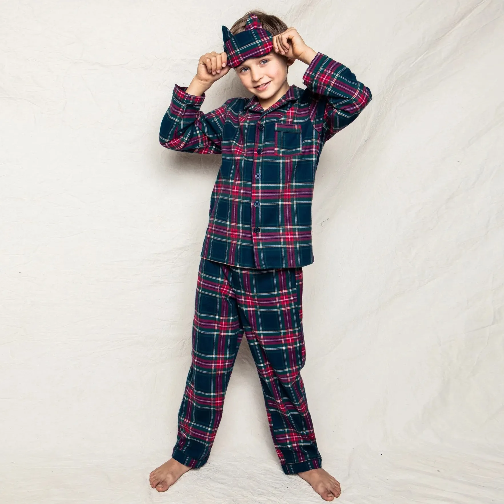 Kids Windsor Tartan Pajama Set