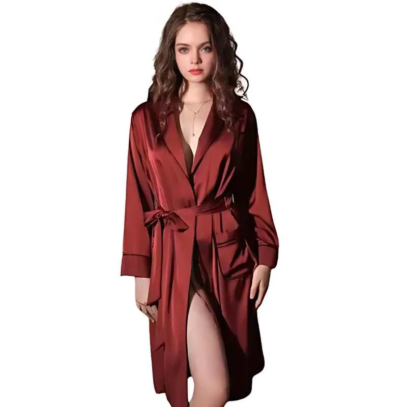 Kimono Satin Night Robe