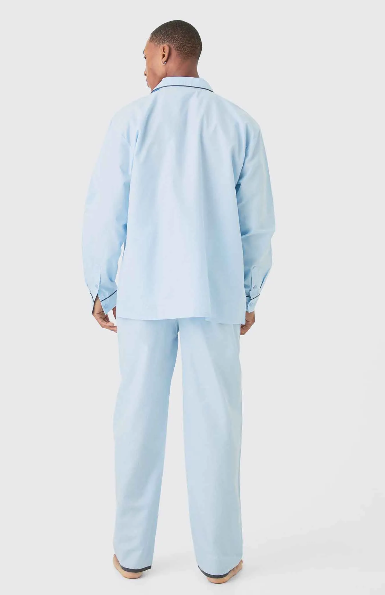 Lazy Legend  | Blue Lounge Wear Set | 100% Cotton