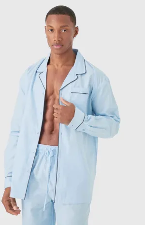 Lazy Legend  | Blue Lounge Wear Set | 100% Cotton