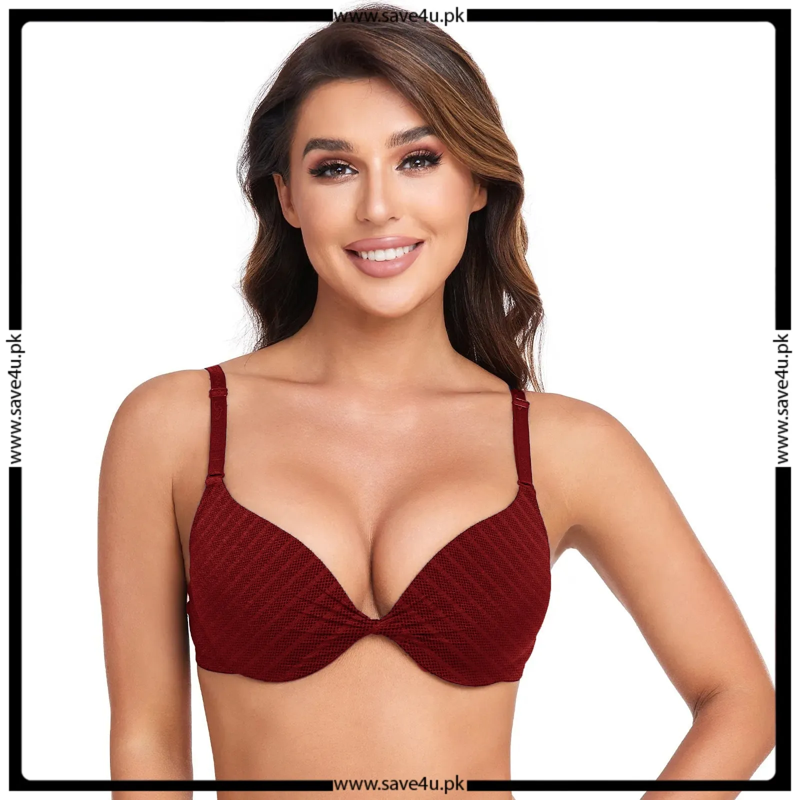 Lightly Padded Underwired Knot Bra