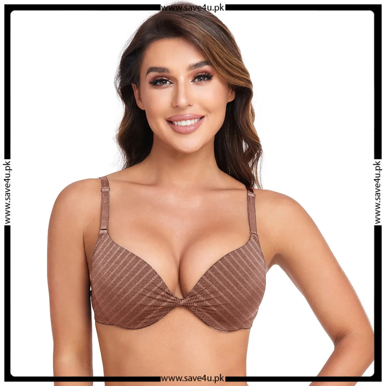 Lightly Padded Underwired Knot Bra