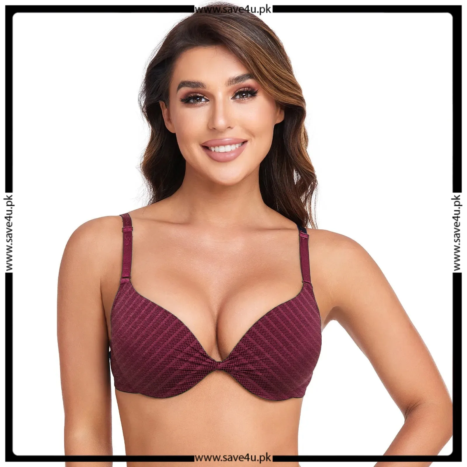 Lightly Padded Underwired Knot Bra