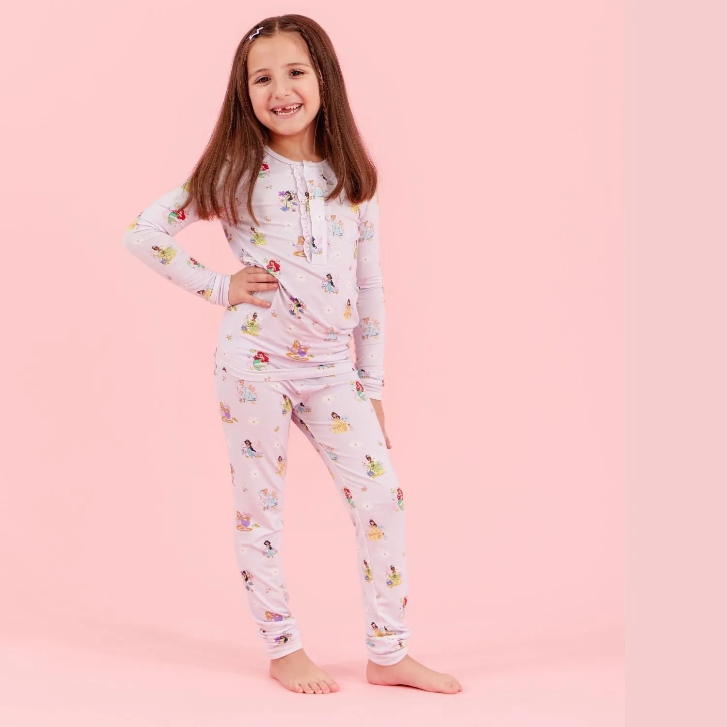 Magnetic Me Modal Long Sleeve No Drama Toddler Pajama Set - Disney Princess