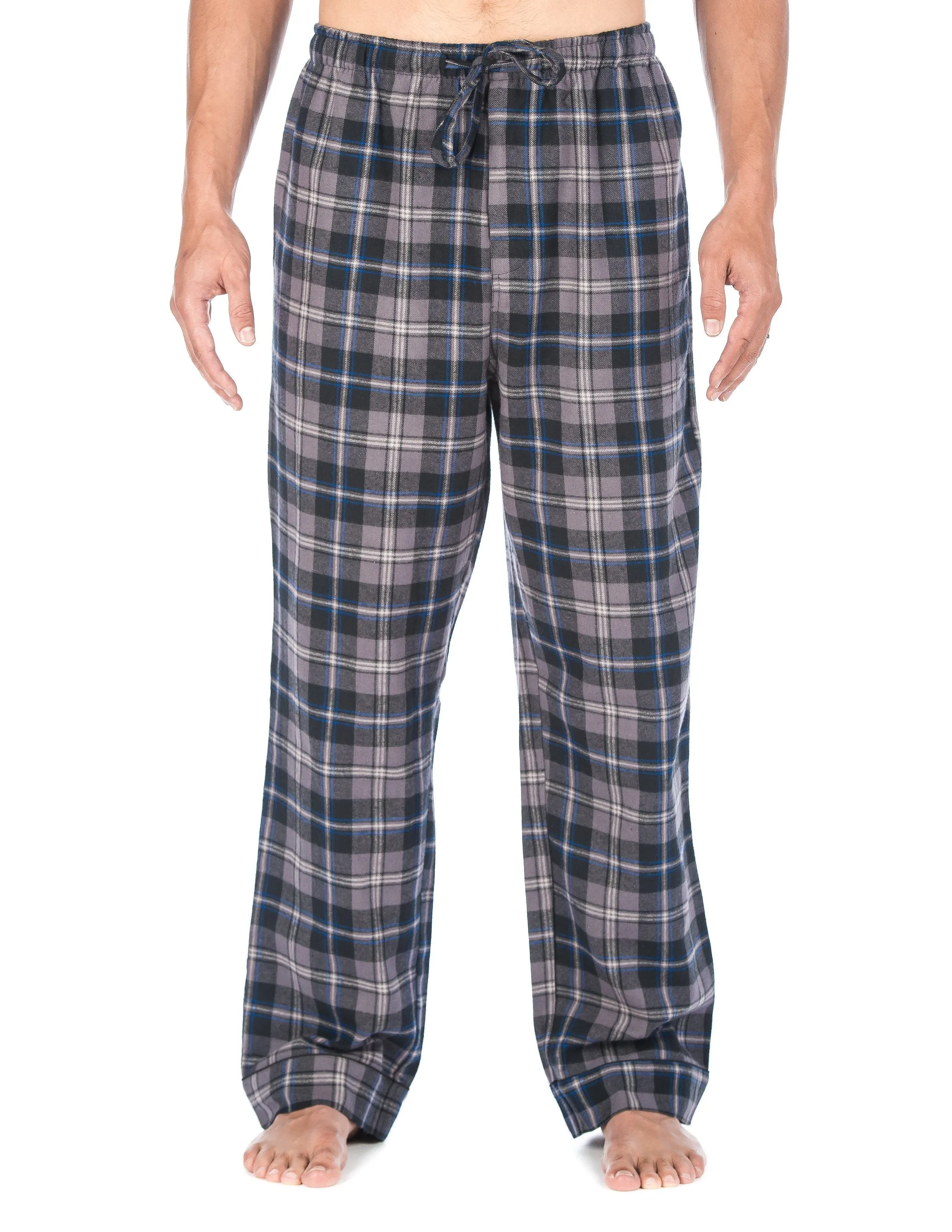 Mens 100% Cotton Flannel Lounge Pants