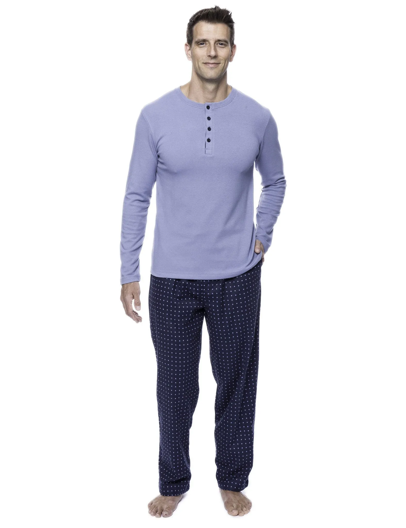 Men's 100% Cotton Flannel Lounge Set