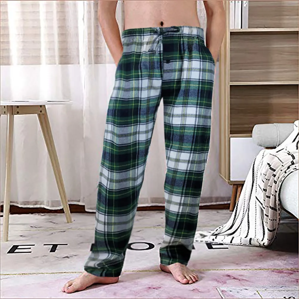 Men's Cotton Lounge Pajama Pants in S-6XL Sizes - Explore the Big and Tall Collection | Three-Pack  Different Touch