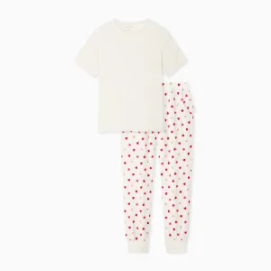 Men's Love Heart Pajama Set