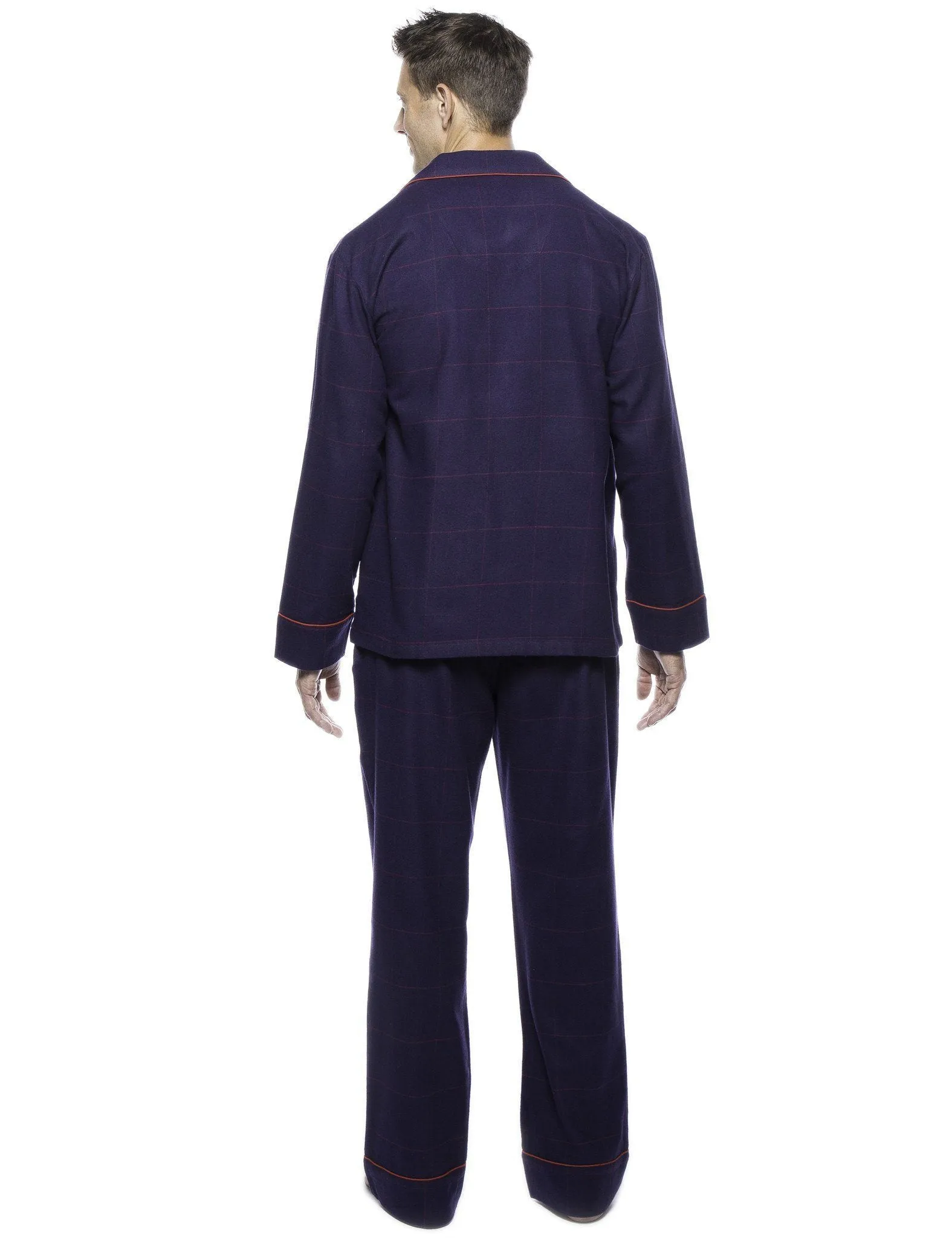 Men's Premium 100% Cotton Flannel Pajama Sleepwear Set