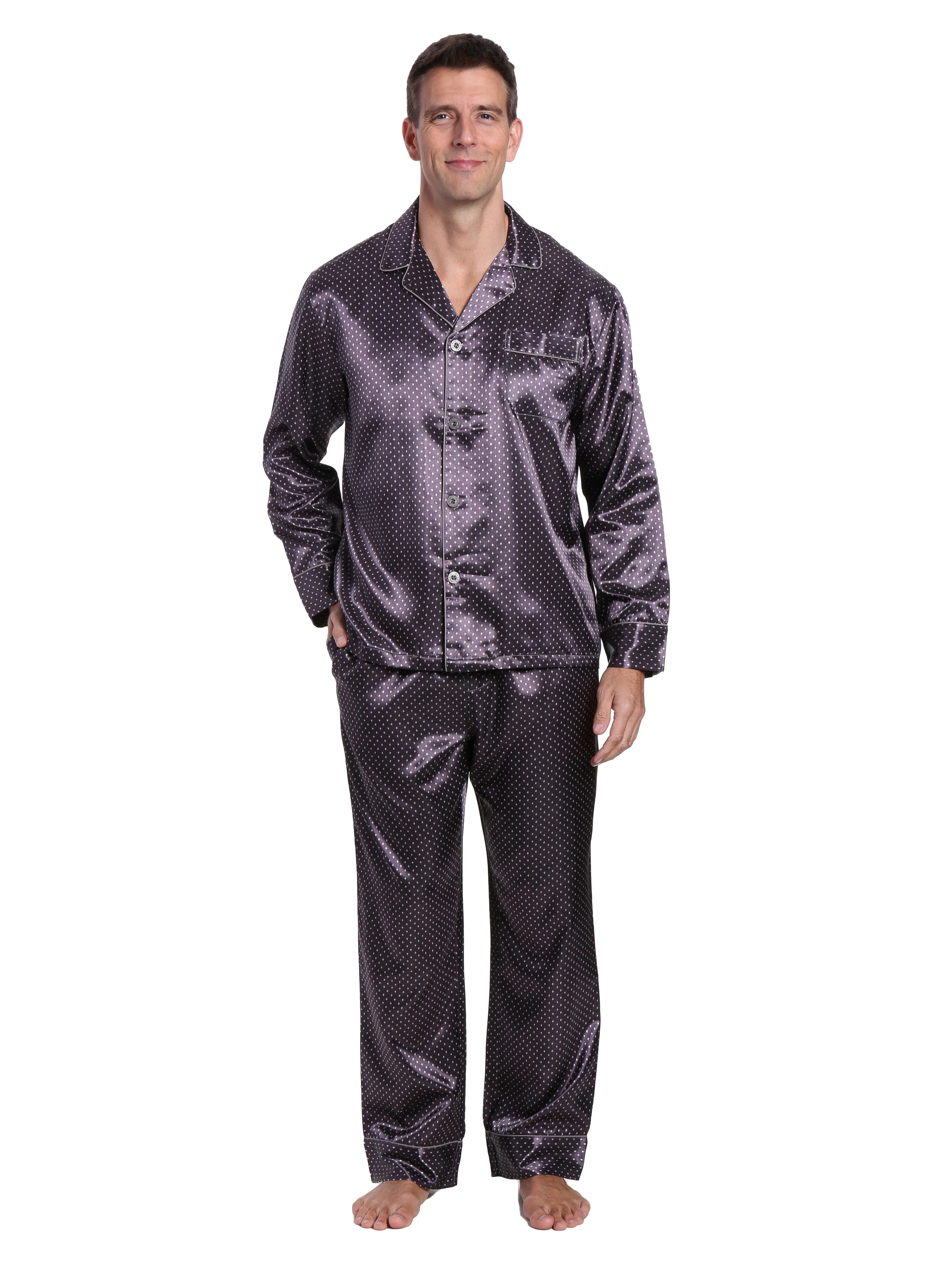 Men's Premium Satin Pajama Sleepwear Set