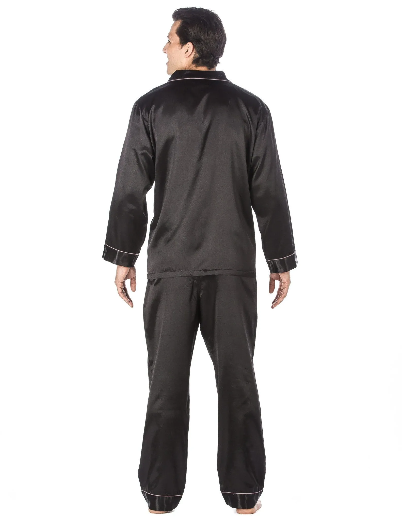 Men's Premium Satin Pajama Sleepwear Set