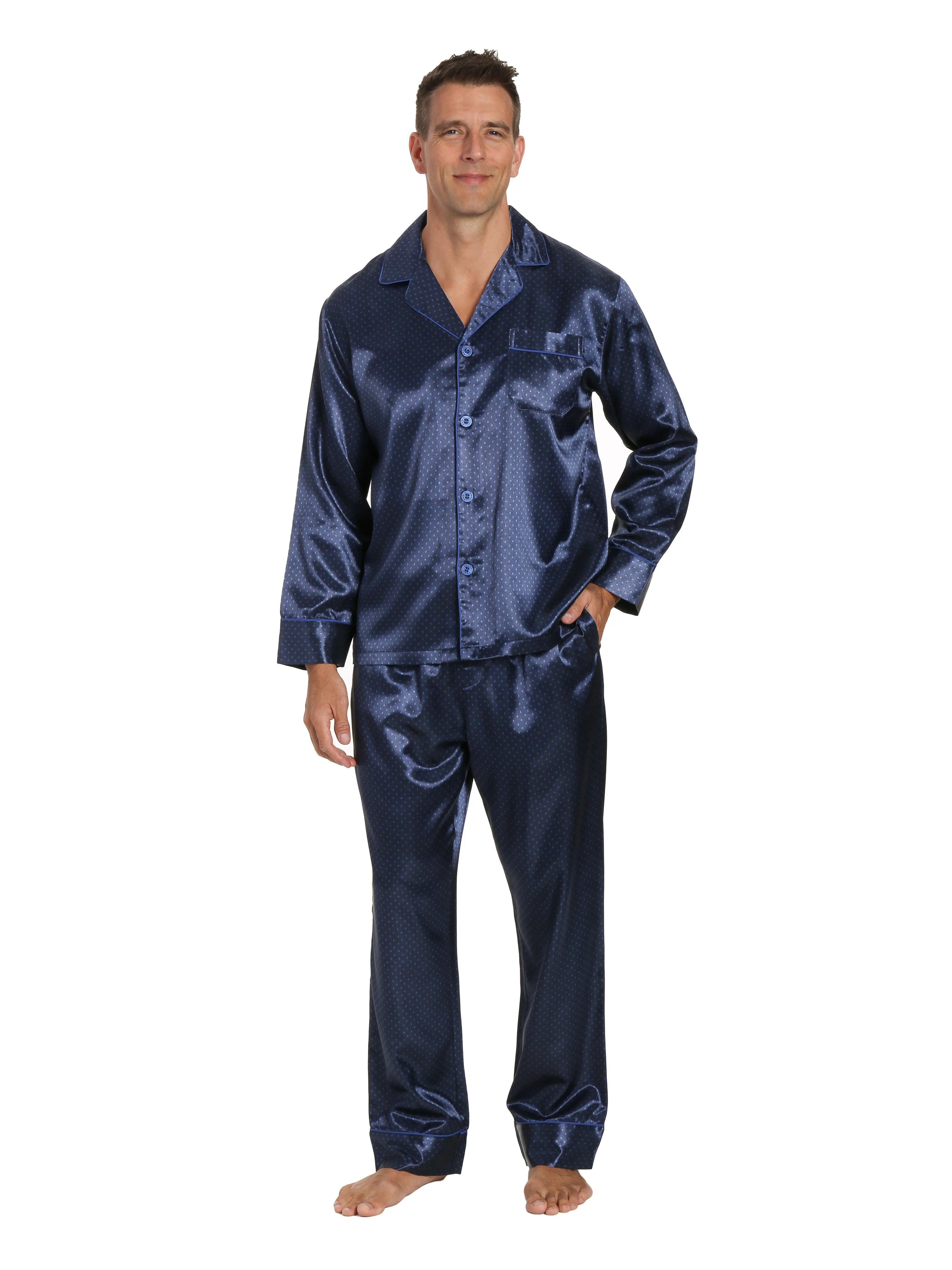 Men's Premium Satin Pajama Sleepwear Set